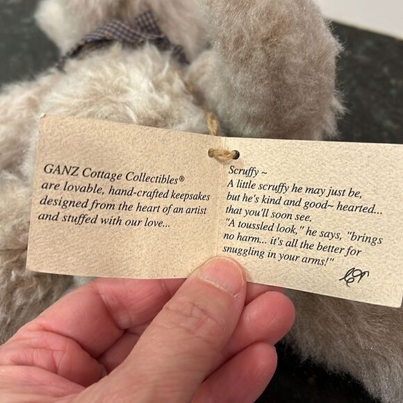 GANZ COTTAGE COLLECTIBLES - CATHARINE TREDGER - 11" DOG - SCRUFFY - Picture 10 of 11